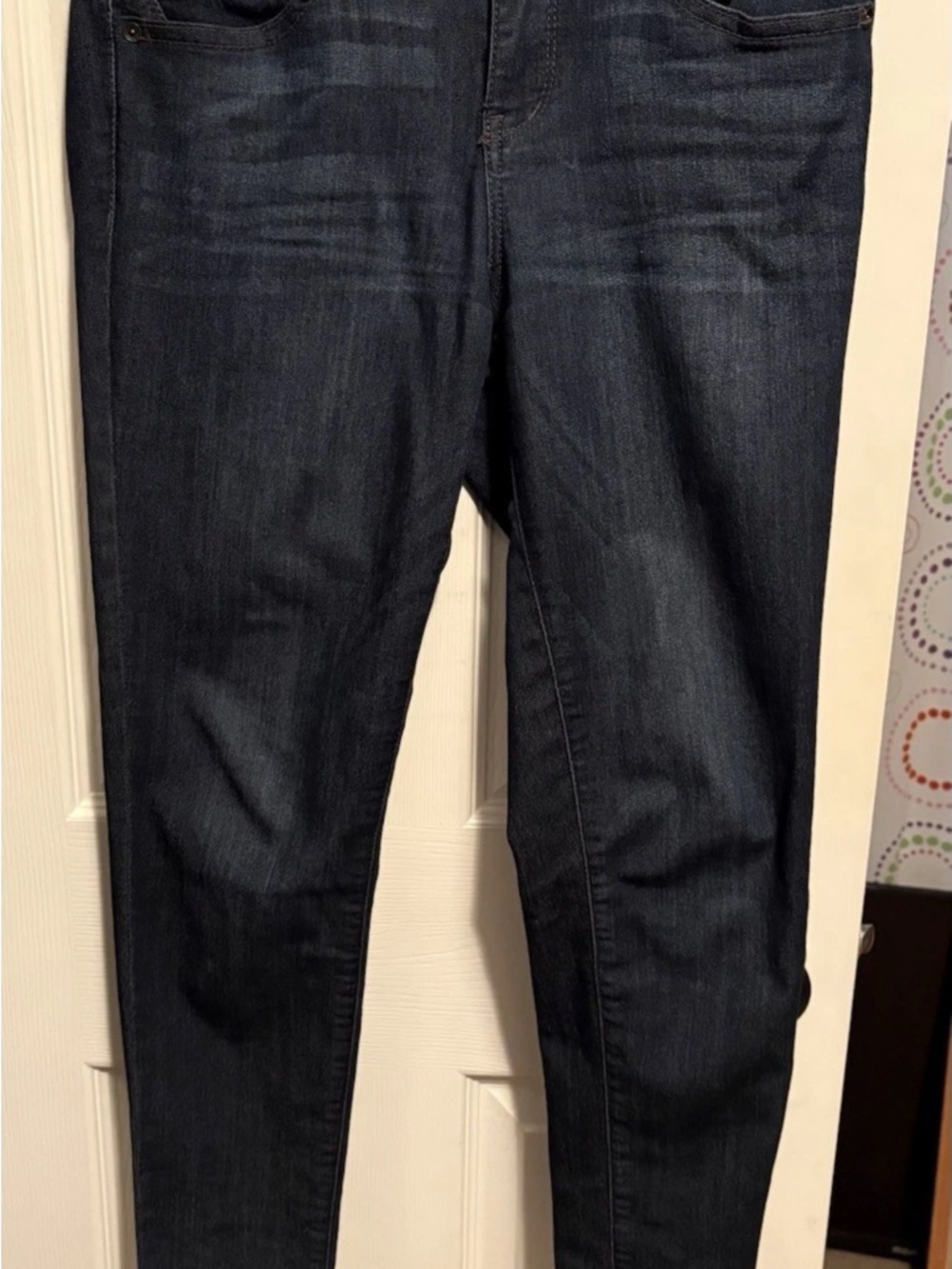 Wit & Wisdom Dark Indigo Skinny Jeans